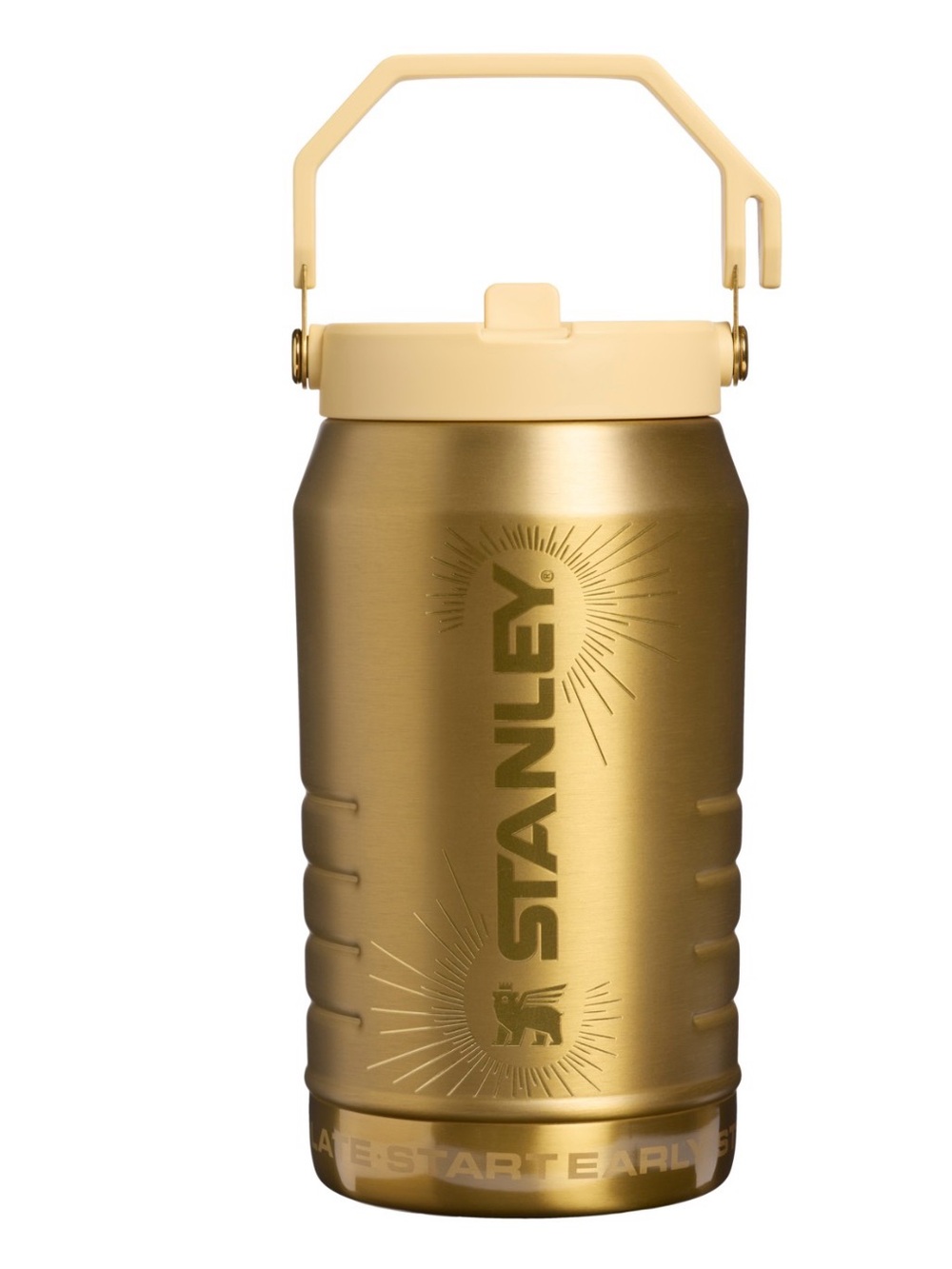 Messi x Stanley Legacy Gold Ice-flow flip straw 64oz